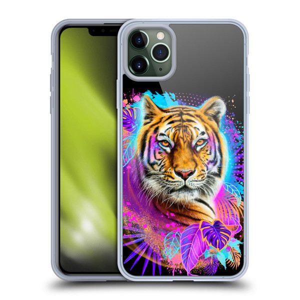 Sheena Pike Big Cats Tiger Spirit Soft Gel Case for Apple iPhone 11 Pro Max