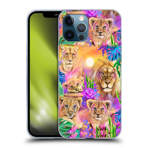 Sheena Pike Big Cats Daydream Lions And Cubs Soft Gel Case for Apple iPhone 12 Pro Max