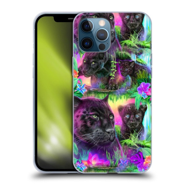 Sheena Pike Big Cats Daydream Panthers Soft Gel Case for Apple iPhone 12 Pro Max