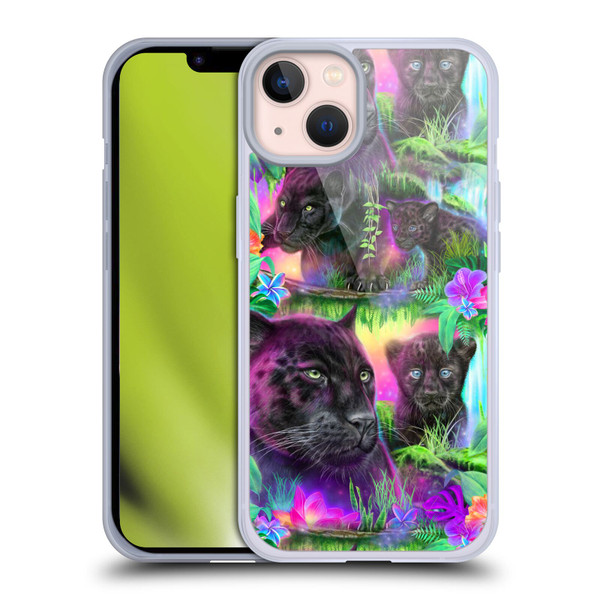 Sheena Pike Big Cats Daydream Panthers Soft Gel Case for Apple iPhone 13