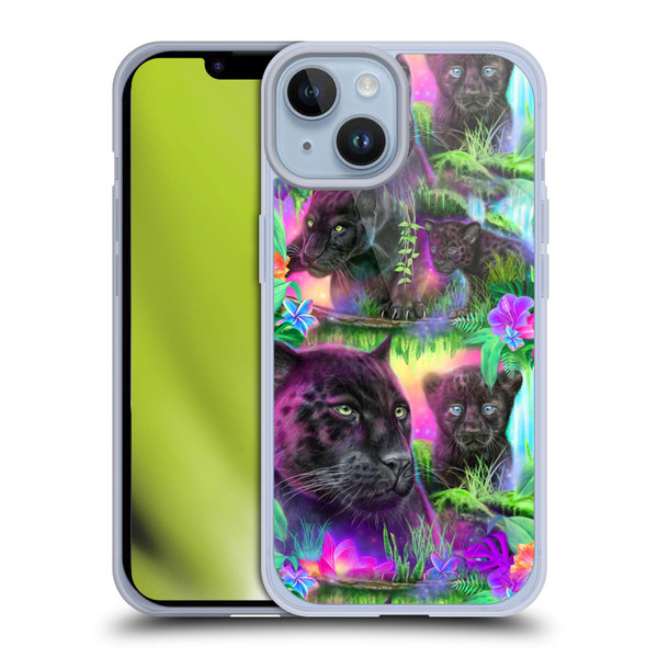 Sheena Pike Big Cats Daydream Panthers Soft Gel Case for Apple iPhone 14