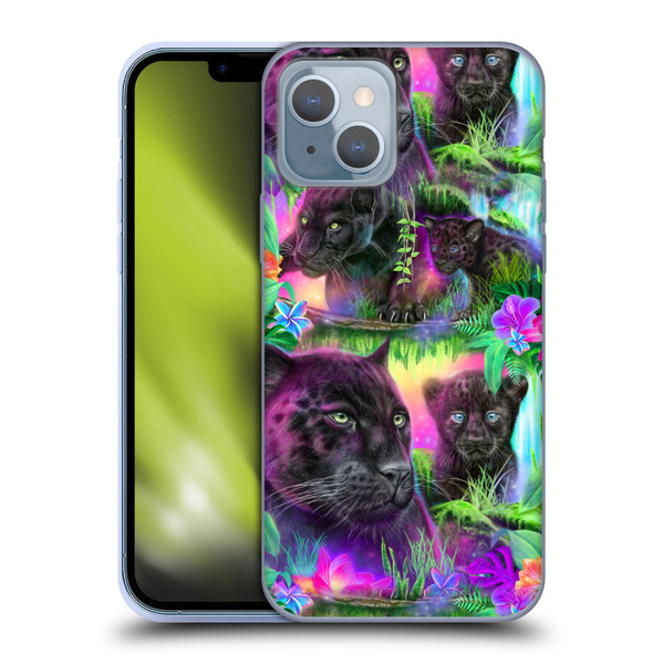 Sheena Pike Big Cats Daydream Panthers Soft Gel Case for Apple iPhone 14