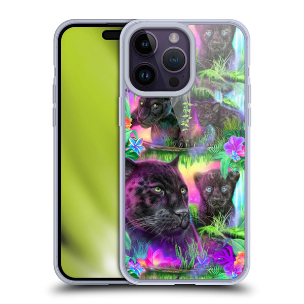 Sheena Pike Big Cats Daydream Panthers Soft Gel Case for Apple iPhone 14 Pro Max