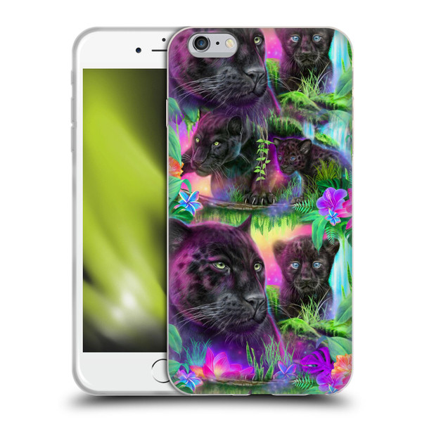 Sheena Pike Big Cats Daydream Panthers Soft Gel Case for Apple iPhone 6 Plus / iPhone 6s Plus