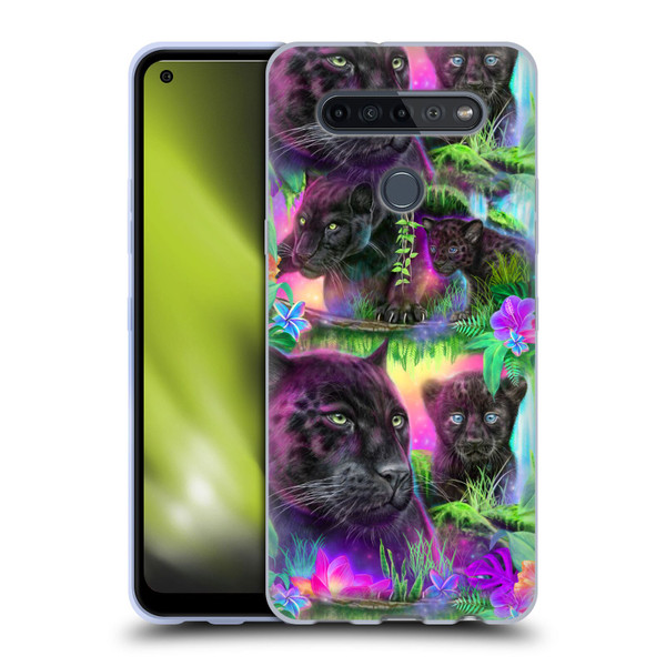Sheena Pike Big Cats Daydream Panthers Soft Gel Case for LG K51S