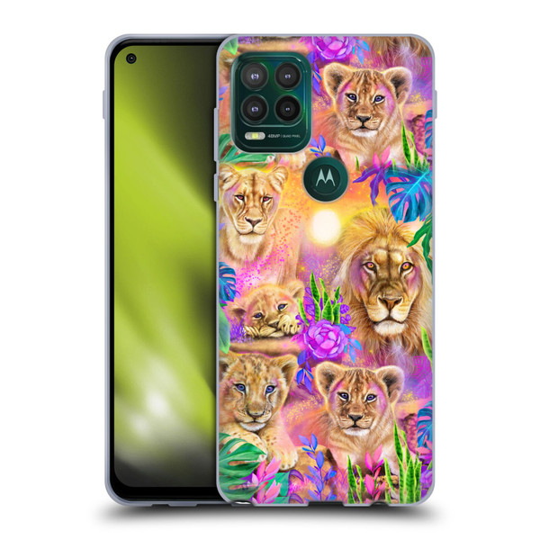 Sheena Pike Big Cats Daydream Lions And Cubs Soft Gel Case for Motorola Moto G Stylus 5G 2021