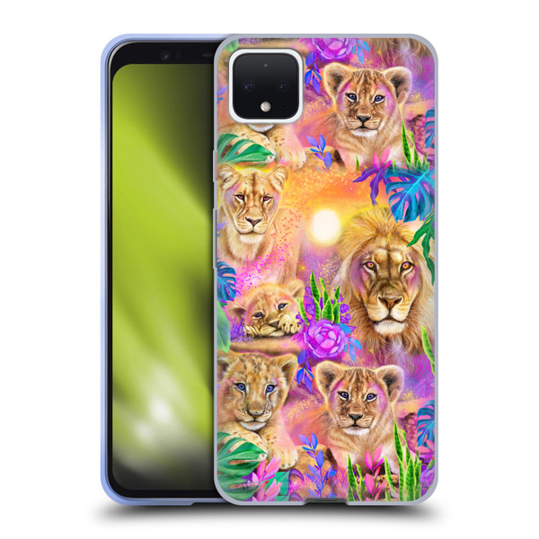 Sheena Pike Big Cats Daydream Lions And Cubs Soft Gel Case for Google Pixel 4 XL