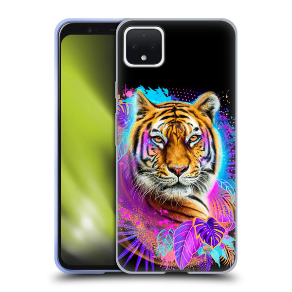 Sheena Pike Big Cats Tiger Spirit Soft Gel Case for Google Pixel 4 XL