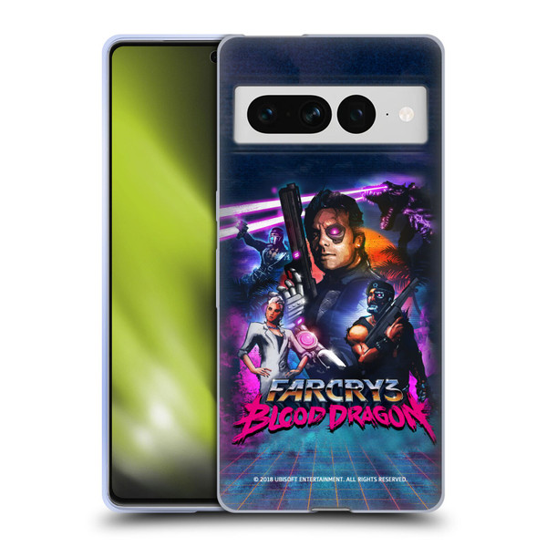 Far Cry 3 Blood Dragon Key Art Cover Soft Gel Case for Google Pixel 7 Pro