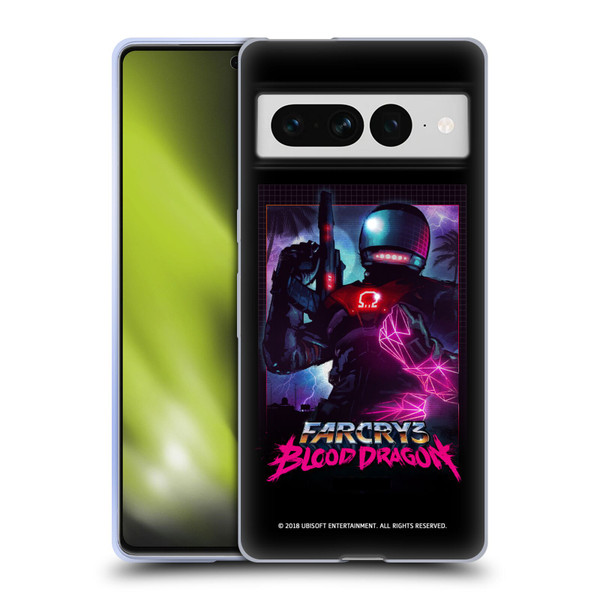 Far Cry 3 Blood Dragon Key Art Omega Soft Gel Case for Google Pixel 7 Pro