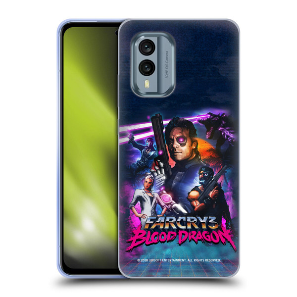 Far Cry 3 Blood Dragon Key Art Cover Soft Gel Case for Nokia X30