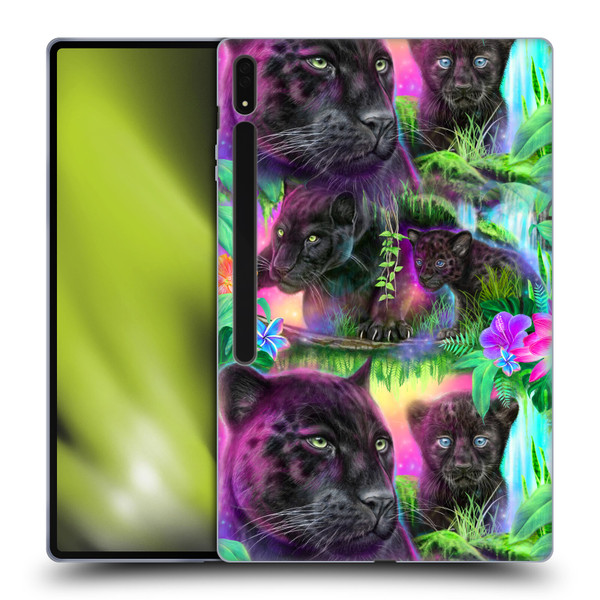 Sheena Pike Big Cats Daydream Panthers Soft Gel Case for Samsung Galaxy Tab S8 Ultra