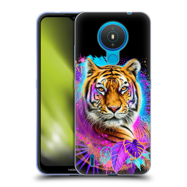 Sheena Pike Big Cats Tiger Spirit Soft Gel Case for Nokia 1.4