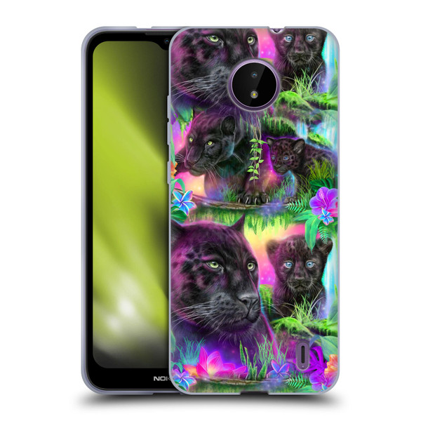 Sheena Pike Big Cats Daydream Panthers Soft Gel Case for Nokia C10 / C20