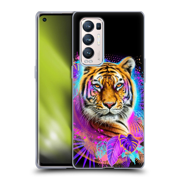 Sheena Pike Big Cats Tiger Spirit Soft Gel Case for OPPO Find X3 Neo / Reno5 Pro+ 5G