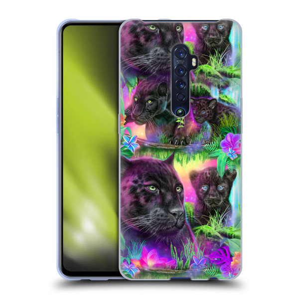 Sheena Pike Big Cats Daydream Panthers Soft Gel Case for OPPO Reno 2