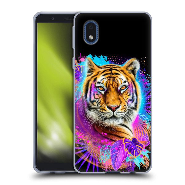 Sheena Pike Big Cats Tiger Spirit Soft Gel Case for Samsung Galaxy A01 Core (2020)