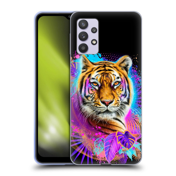 Sheena Pike Big Cats Tiger Spirit Soft Gel Case for Samsung Galaxy A32 5G / M32 5G (2021)