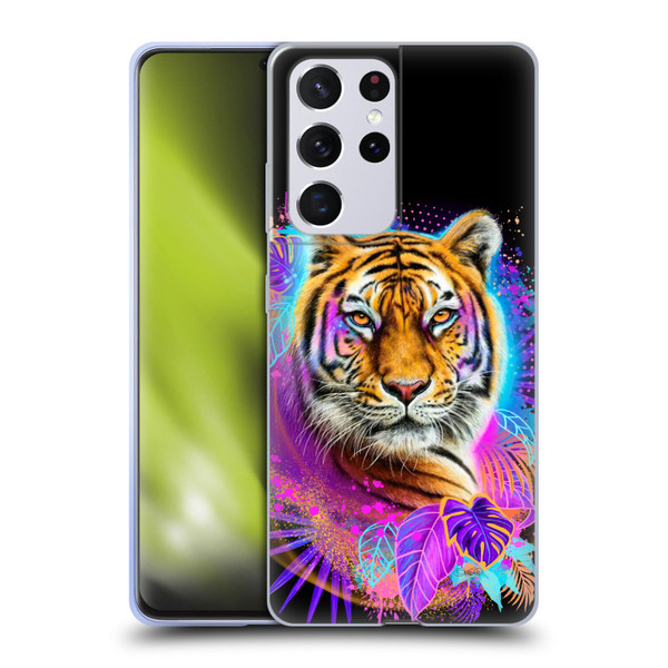 Sheena Pike Big Cats Tiger Spirit Soft Gel Case for Samsung Galaxy S21 Ultra 5G