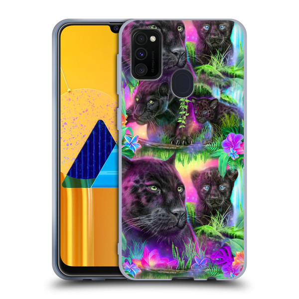 Sheena Pike Big Cats Daydream Panthers Soft Gel Case for Samsung Galaxy M30s (2019)/M21 (2020)