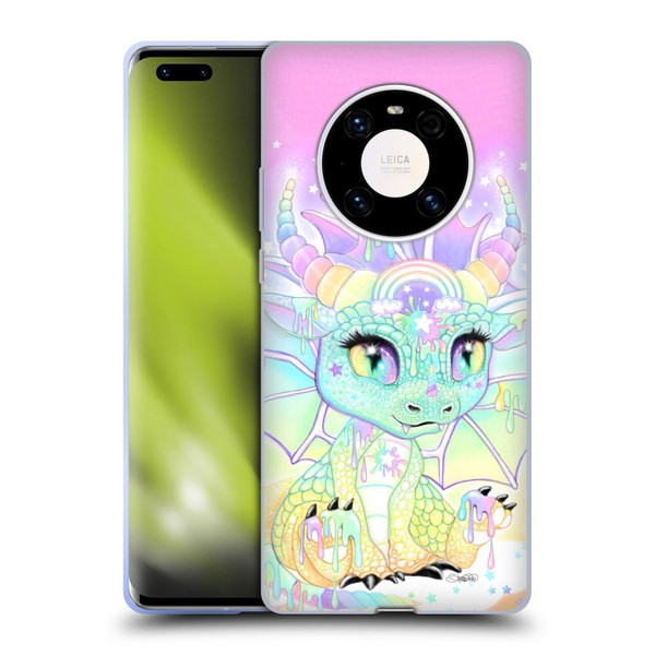 Sheena Pike Dragons Sweet Pastel Lil Dragonz Soft Gel Case for Huawei Mate 40 Pro 5G