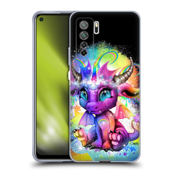Sheena Pike Dragons Rainbow Lil Dragonz Soft Gel Case for Huawei Nova 7 SE/P40 Lite 5G