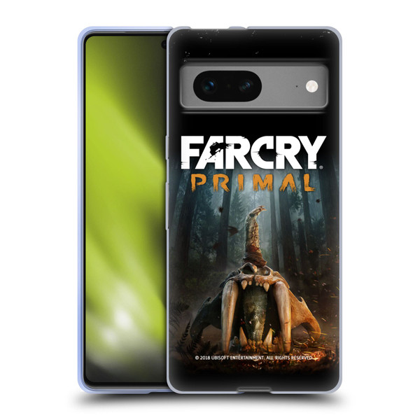 Far Cry Primal Key Art Skull II Soft Gel Case for Google Pixel 7