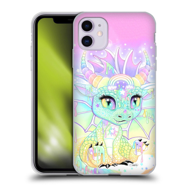 Sheena Pike Dragons Sweet Pastel Lil Dragonz Soft Gel Case for Apple iPhone 11