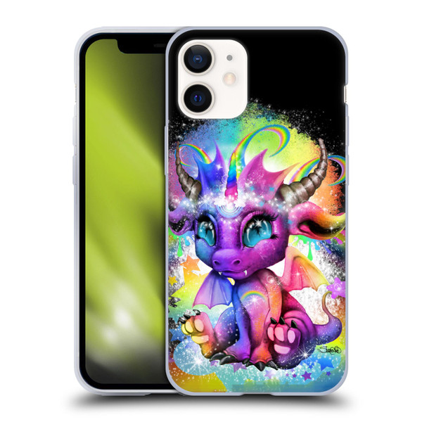 Sheena Pike Dragons Rainbow Lil Dragonz Soft Gel Case for Apple iPhone 12 Mini
