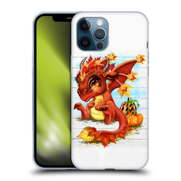 Sheena Pike Dragons Autumn Lil Dragonz Soft Gel Case for Apple iPhone 12 Pro Max