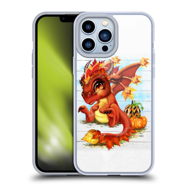 Sheena Pike Dragons Autumn Lil Dragonz Soft Gel Case for Apple iPhone 13 Pro Max