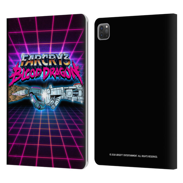 Far Cry 3 Blood Dragon Key Art Fist Bump Leather Book Wallet Case Cover For Apple iPad Pro 11 2020 / 2021 / 2022