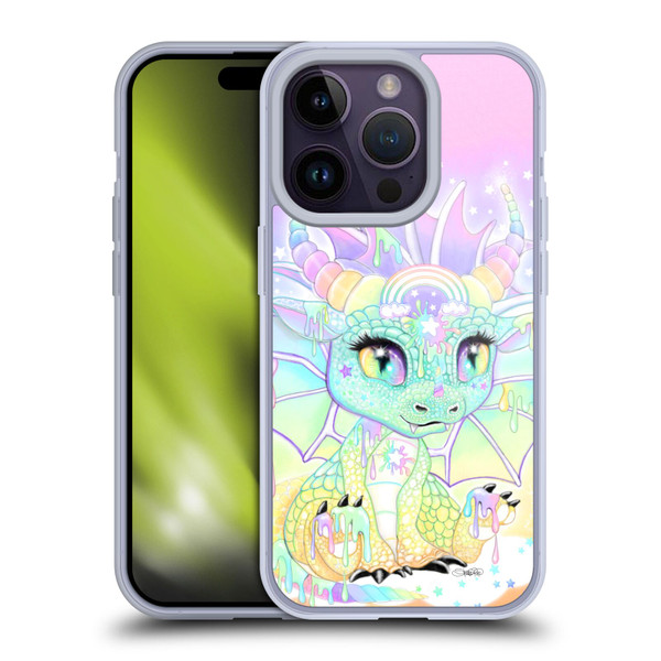 Sheena Pike Dragons Sweet Pastel Lil Dragonz Soft Gel Case for Apple iPhone 14 Pro