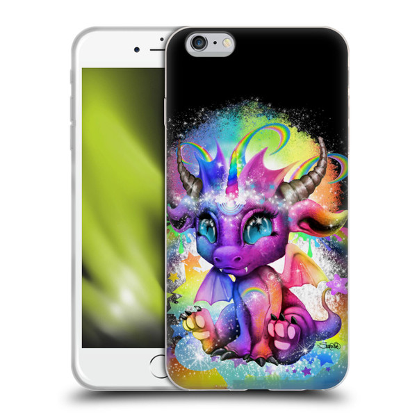 Sheena Pike Dragons Rainbow Lil Dragonz Soft Gel Case for Apple iPhone 6 Plus / iPhone 6s Plus