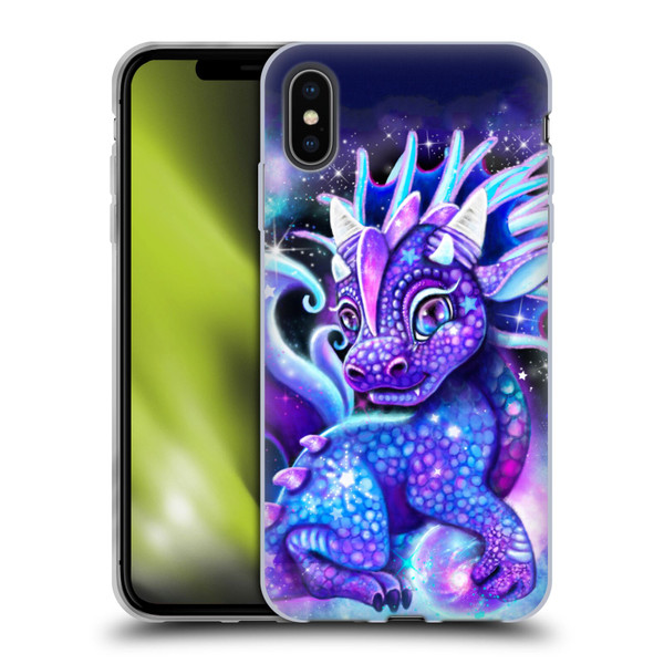 Sheena Pike Dragons Galaxy Lil Dragonz Soft Gel Case for Apple iPhone XS Max