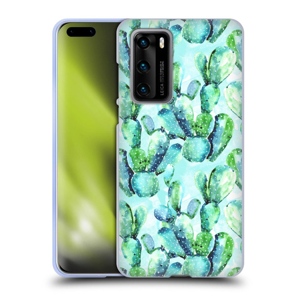 Mark Ashkenazi Banana Life Cactus Soft Gel Case for Huawei P40 5G