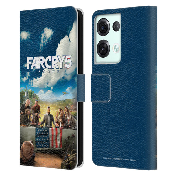 Far Cry 5 Key Art And Logo Main Leather Book Wallet Case Cover For OPPO Reno8 Pro