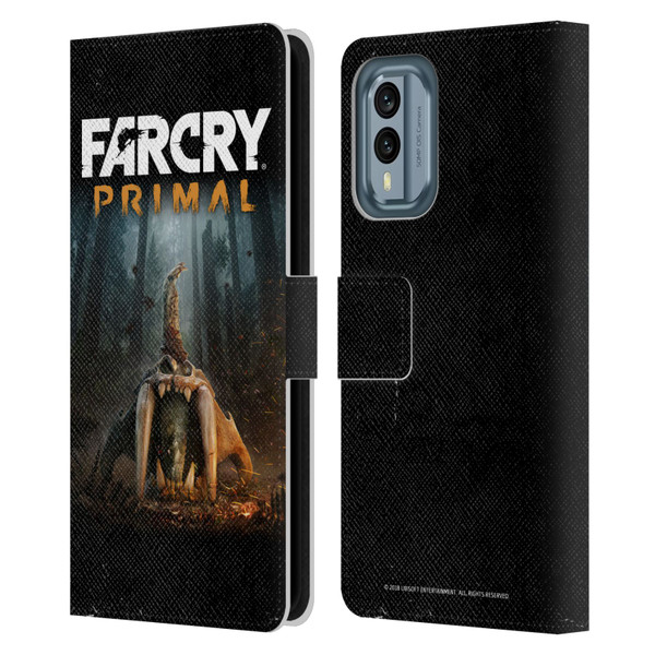 Far Cry Primal Key Art Skull II Leather Book Wallet Case Cover For Nokia X30