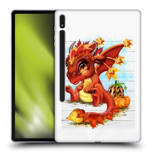 Sheena Pike Dragons Autumn Lil Dragonz Soft Gel Case for Samsung Galaxy Tab S8 Plus