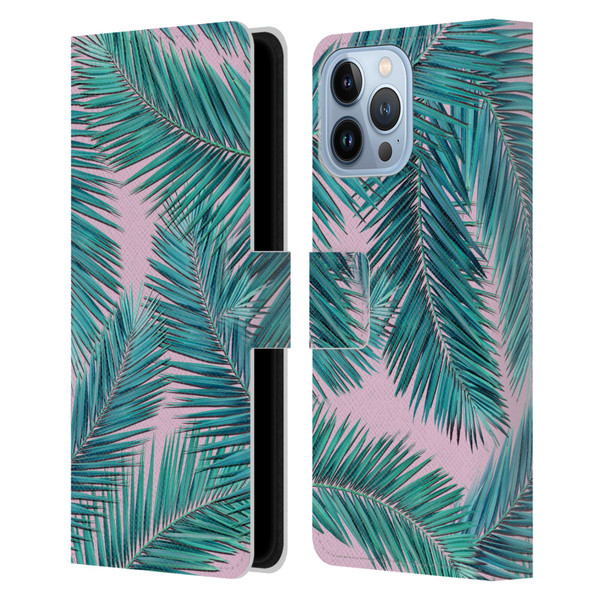 Mark Ashkenazi Banana Life Palm Tree Leather Book Wallet Case Cover For Apple iPhone 13 Pro Max
