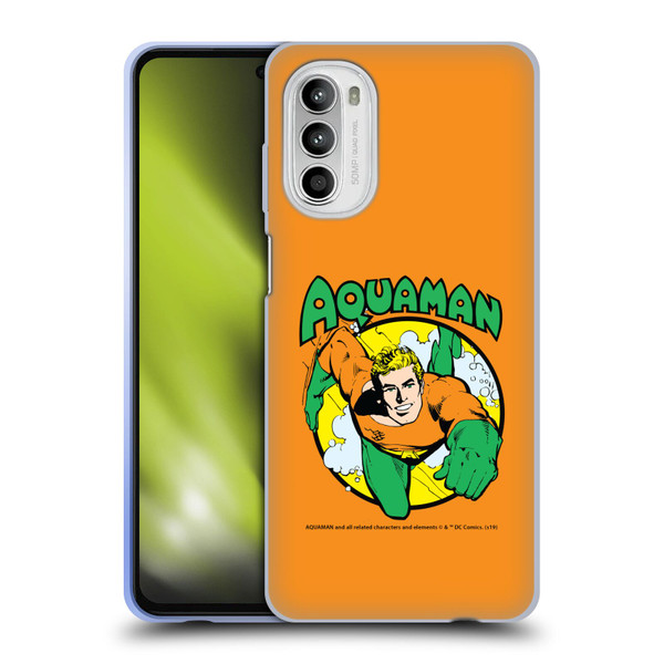 Aquaman DC Comics Fast Fashion Swim 2 Soft Gel Case for Motorola Moto G52