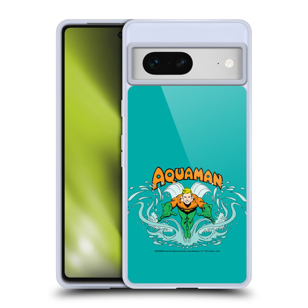 Aquaman DC Comics Fast Fashion Swim Soft Gel Case for Google Pixel 7