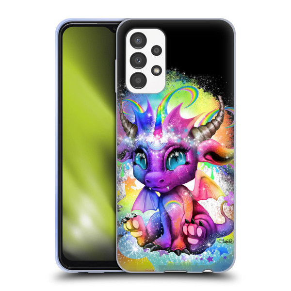 Sheena Pike Dragons Rainbow Lil Dragonz Soft Gel Case for Samsung Galaxy A13 (2022)