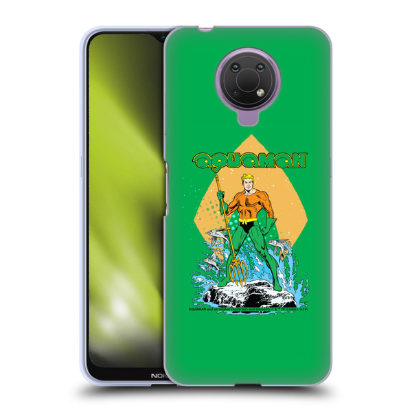 Aquaman DC Comics Fast Fashion Trident Soft Gel Case for Nokia G10