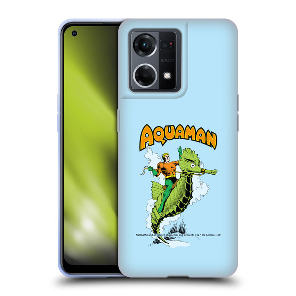 Aquaman DC Comics Fast Fashion Storm Soft Gel Case for OPPO Reno8 4G