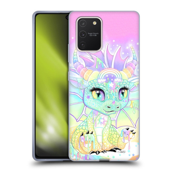 Sheena Pike Dragons Sweet Pastel Lil Dragonz Soft Gel Case for Samsung Galaxy S10 Lite