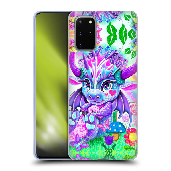 Sheena Pike Dragons Cross-Stitch Lil Dragonz Soft Gel Case for Samsung Galaxy S20+ / S20+ 5G