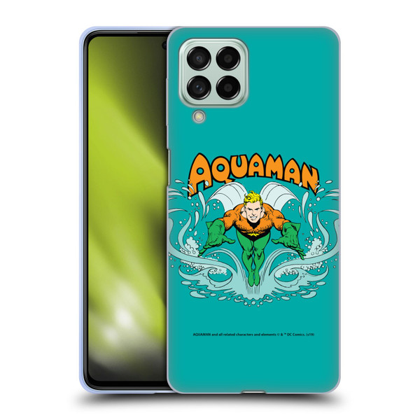 Aquaman DC Comics Fast Fashion Swim Soft Gel Case for Samsung Galaxy M53 (2022)