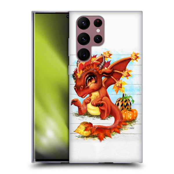 Sheena Pike Dragons Autumn Lil Dragonz Soft Gel Case for Samsung Galaxy S22 Ultra 5G