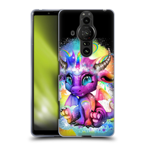 Sheena Pike Dragons Rainbow Lil Dragonz Soft Gel Case for Sony Xperia Pro-I